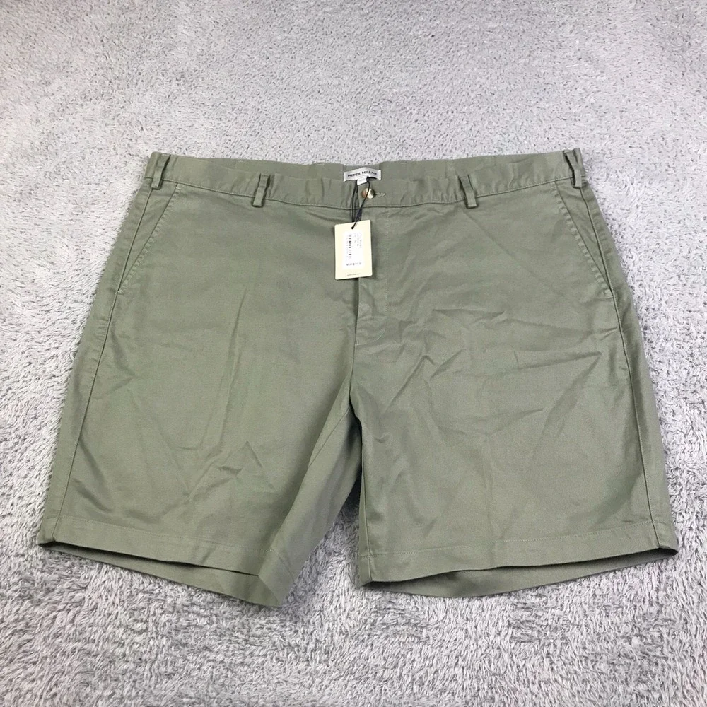Peter Millar Pilot Twill Shorts Mens 42 Herb Classic 8